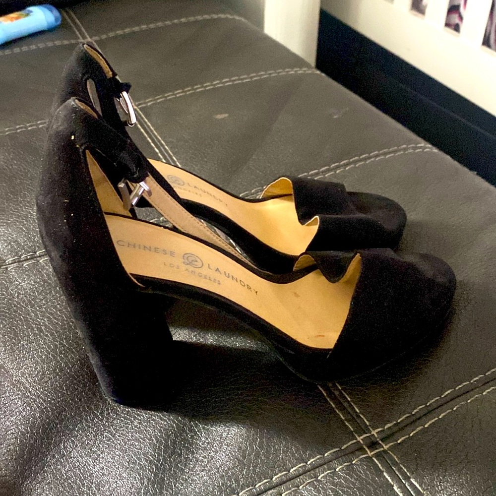 Black high heels